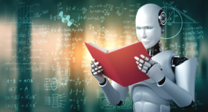 Image robot et livre